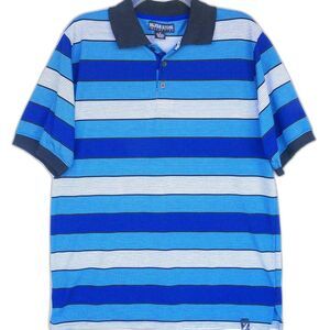 Silver Stone Collections Mens M Shirt Polo Shirt Sleeve 1/4 Button Up St…